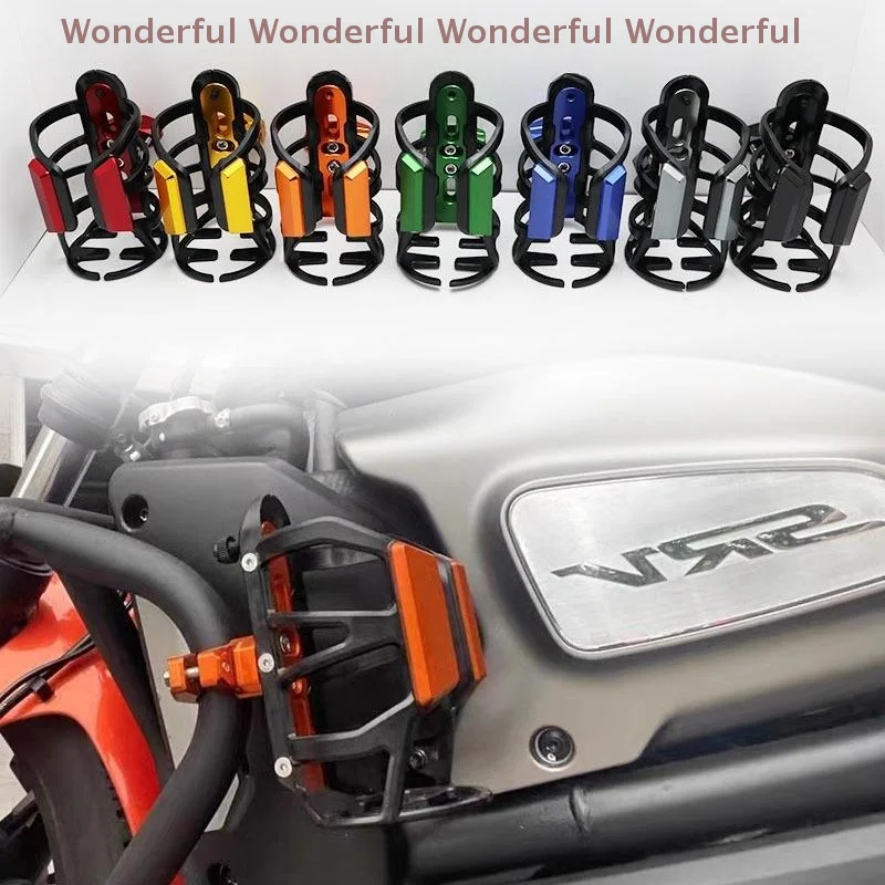 

Water Bottle Bracket - Essential Motorcycle Bumper Modification; Streamlined Water Cup Holder Motorcycle Bumper Accessory.