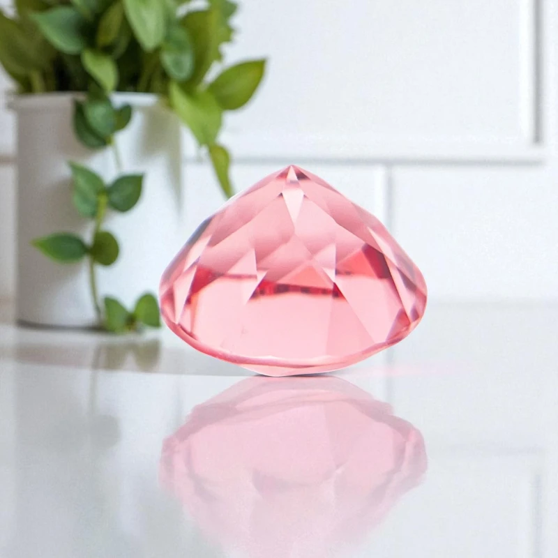 مختبر نمت Padparadscha قطع مستديرة الأحمر لوتس VVS1 أحجار كريمة مفكوكة للمجوهرات لتقوم بها بنفسك صنع شهادة AGL قابلة للاختيار