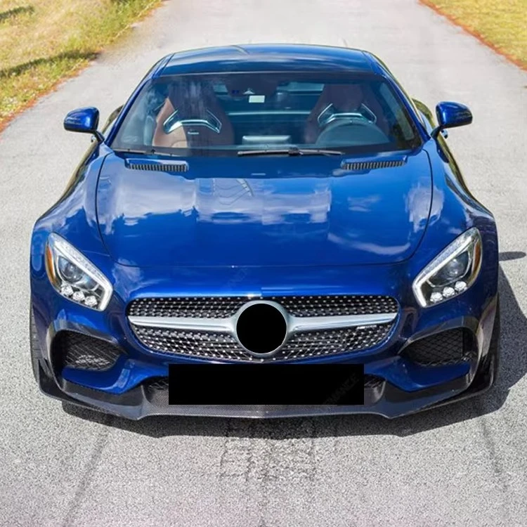 Carbon Fiber  RZ Style Car Body Kit for Mercedes-AMG GT Front Lip Diffuser Spoiler Car Accessories Kits