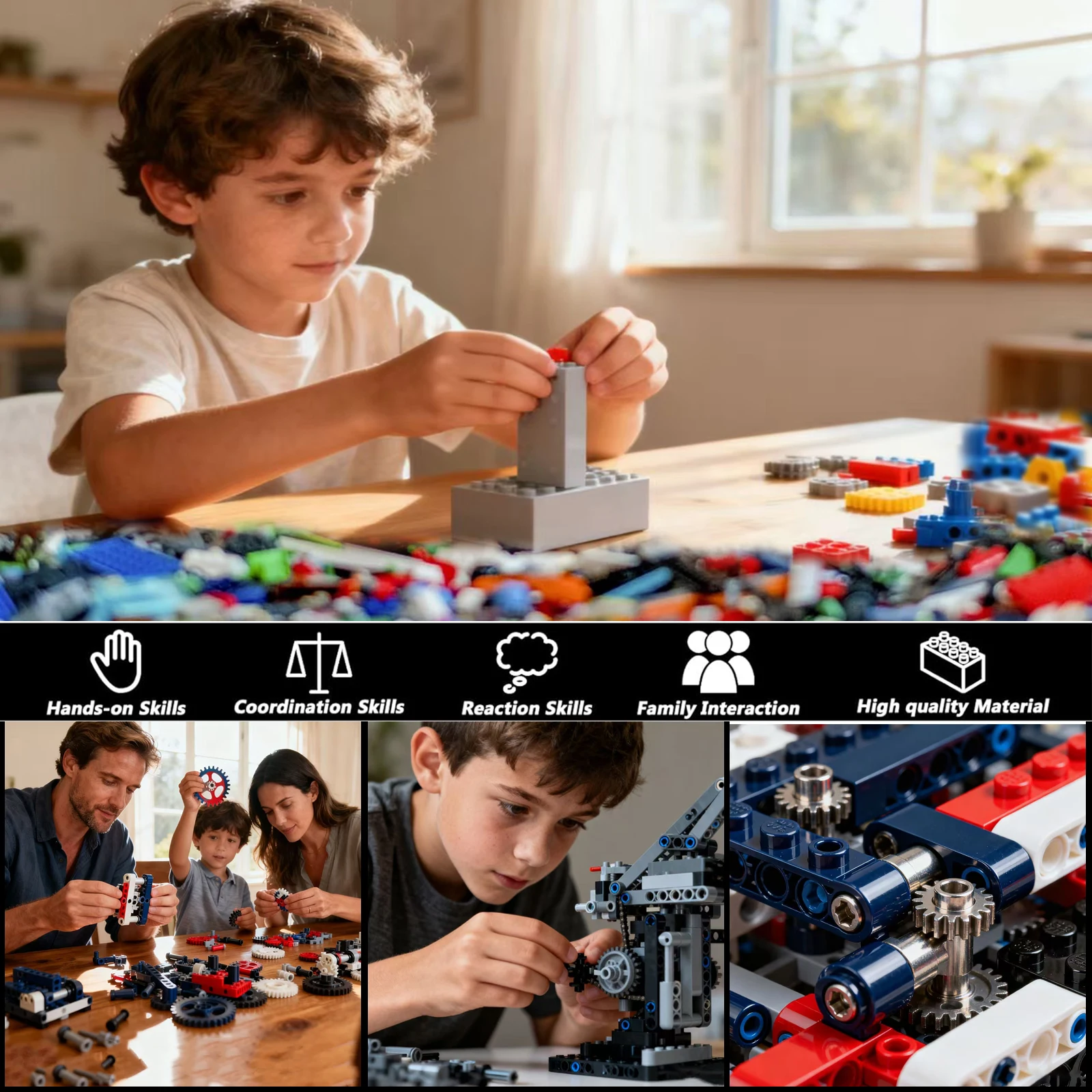 ชุดตัวต่อดอกกล้วยไม้สีขาว-ม่วง— แต่ละชิ้นของตัวต่อรูปดอกไม้จะมีลวดลายสลักอย่างละเอียด เหมาะสำหรับตกแต่งบ้านหรือใช้เป็นของตกแต่ง