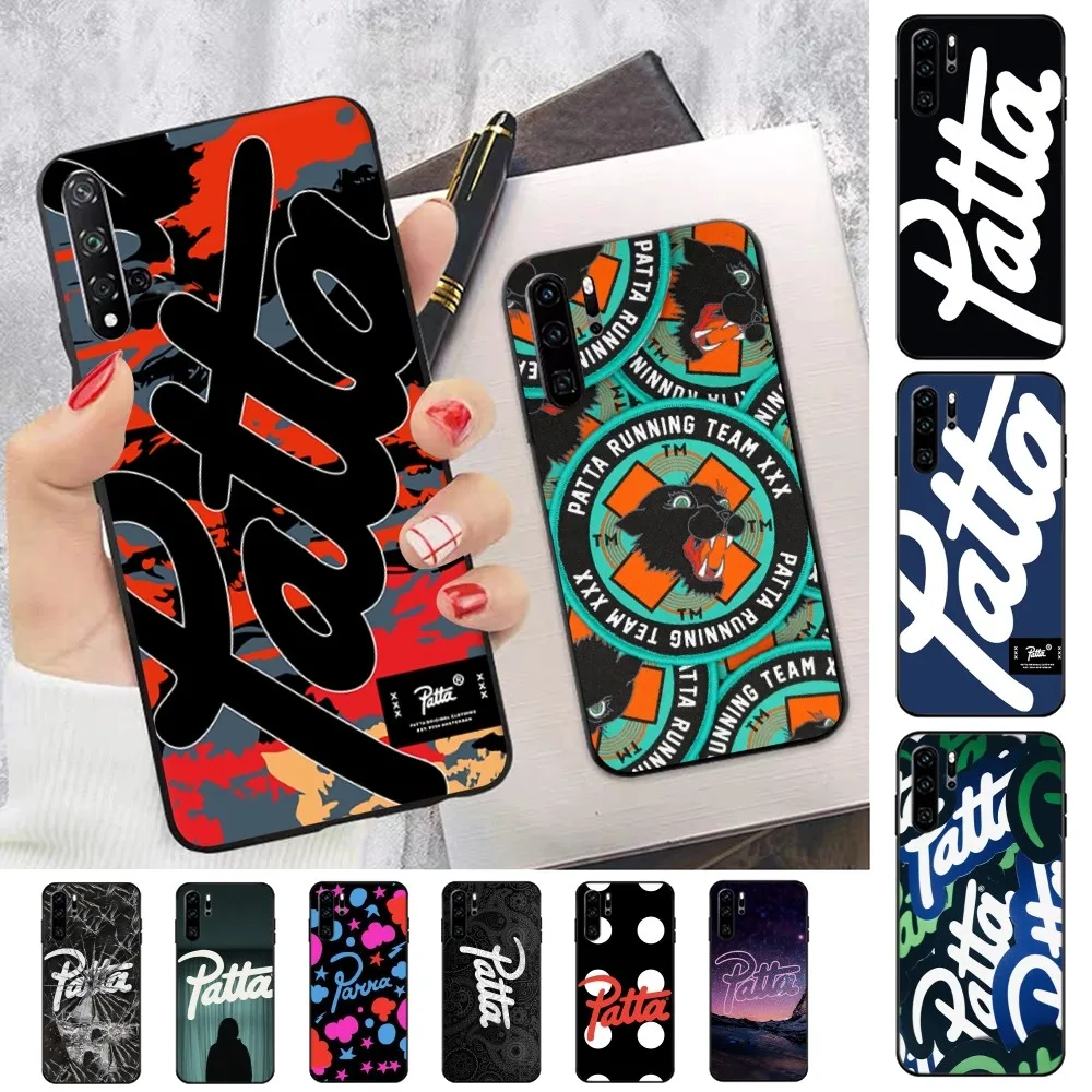 Fashion P-patta Phone Case For Huawei P 8 9 10 20 30 40 50 Pro Lite Psmart Honor 10 lite 70 Mate 20lite