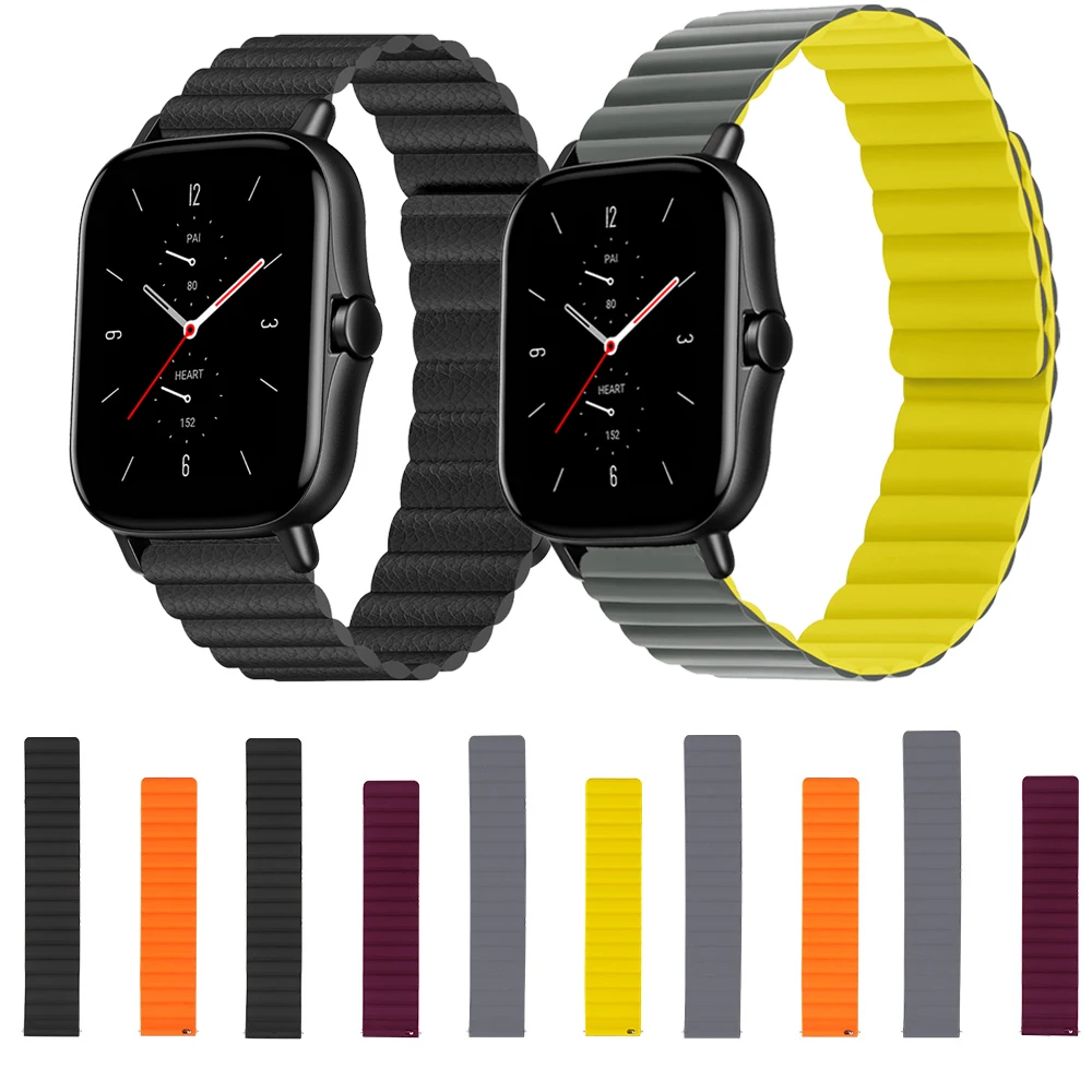 

Magnetic Silicone Loop Band Strap For Huami Amazfit GTS2 GTS4 mini GTS3 GTS2e Neo GTS 2 3 4 2e