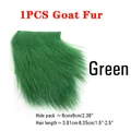 1PCS Goat Fur Green