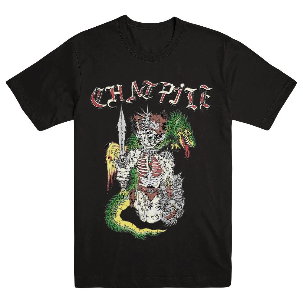 CHAT PILE Pencil Logo Band T-Shirt Baumwolle Grafik-T-Shirt Herren Damen Sommer Streetwear – Detail 4