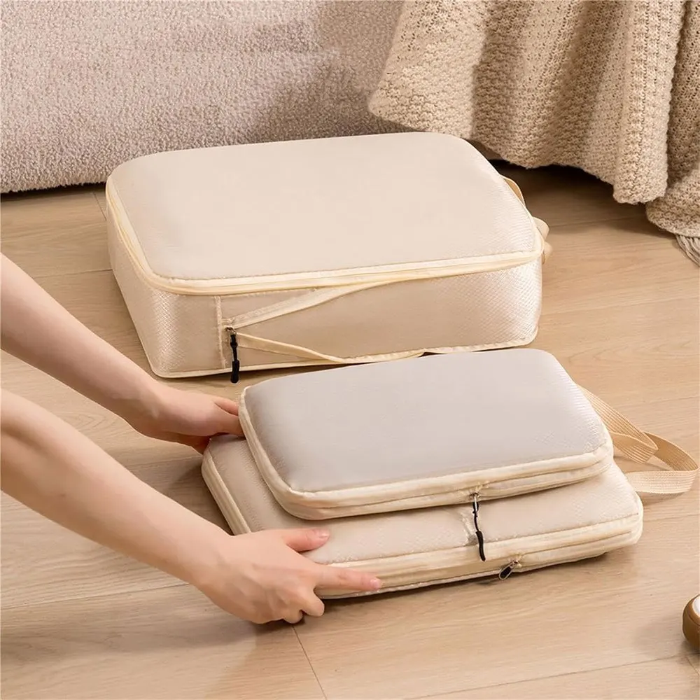 3Pcs Travel Compressible Packing Multifunction Travel Storage Bag Suitcase Portable Luggage Organizer Large Capacity Luggage Bag