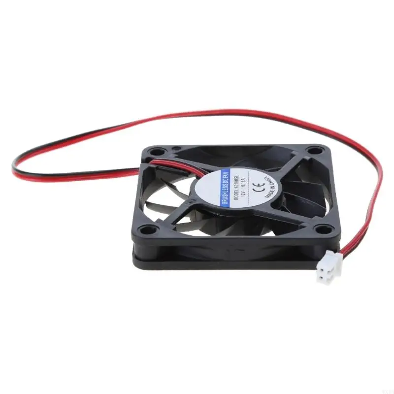 6010 6cm 마이크로 CPU 냉각 팬 60mm XKS6010H12S 3200RPM DC12V 0.16A 2PIN 컴퓨터 CPU 축 방향 쿨러 팬 산업