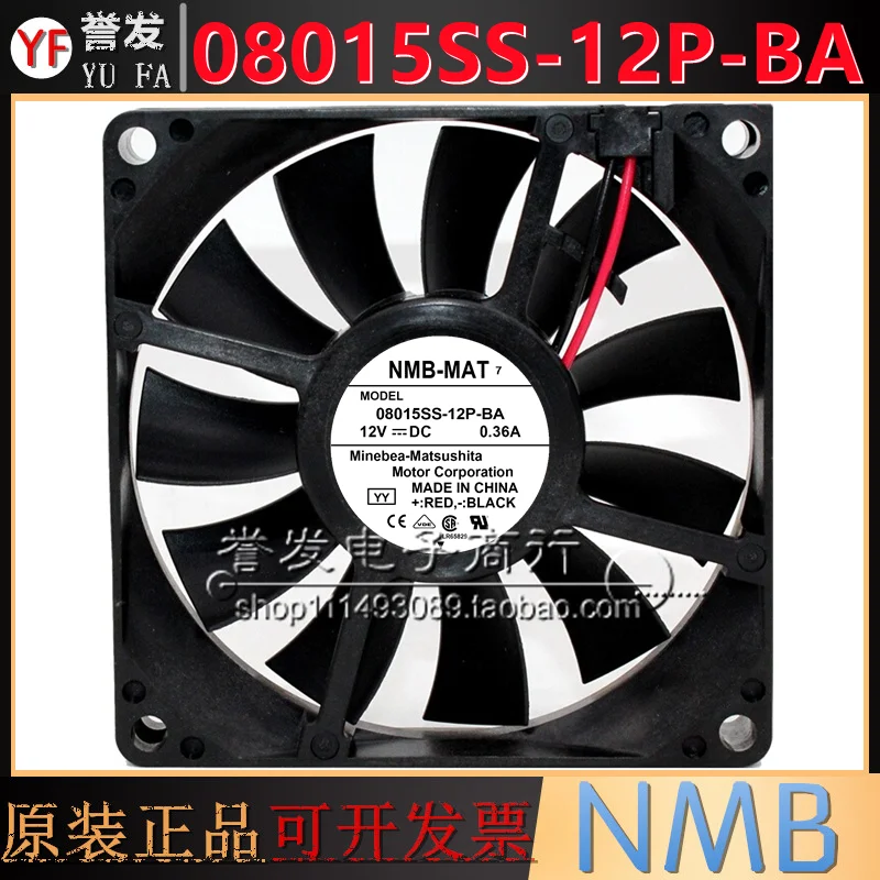 

НОВЫЙ ОРИГИНАЛЬНЫЙ 08015SS-12P-BA 12 В 0,36 А 8015 80x80x15 мм ОХЛАЖДАЮЩИЙ ВЕНТИЛЯТОР РАДИАТОР