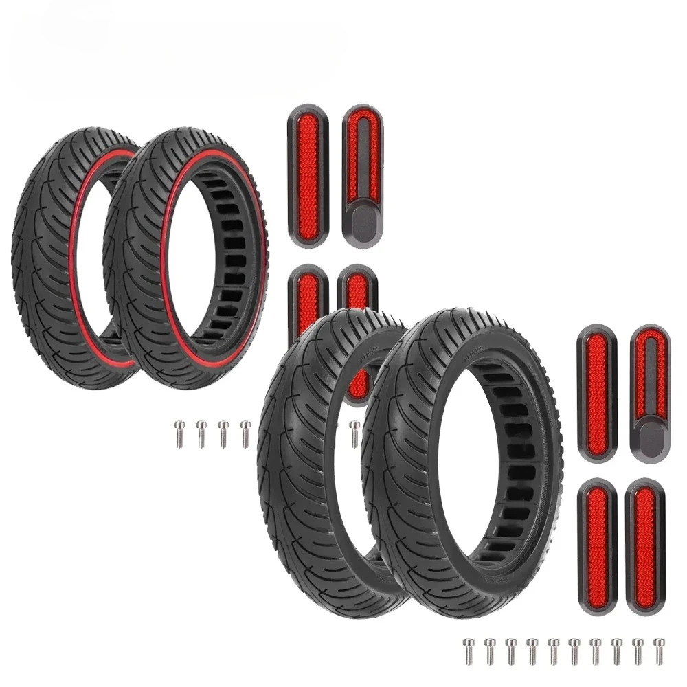 

8,5-дюймовая твердая непневматическая шина для Xiaomi M365/1S/Pro/Pro2/Mi3/Mi3 Lite/Mi4 Lite, передняя и задняя светоотражающая крышка, защитный корпус