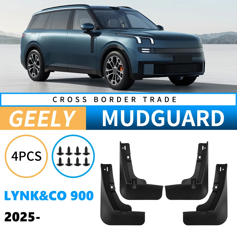 

Брызговики для Geely Lynk&CO 900 2025, передние и задние, защита от грязи, автомобильные аксессуары