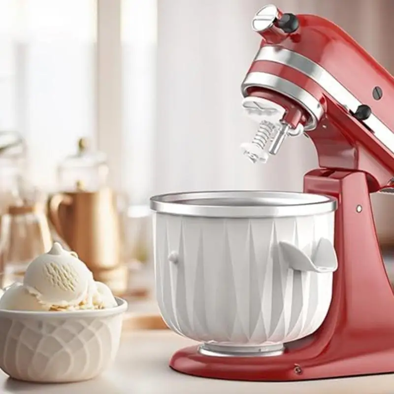 

M6CB Ice Cream Maker Component for Stand Mixer Ice Cream Drive Attachment Accessories