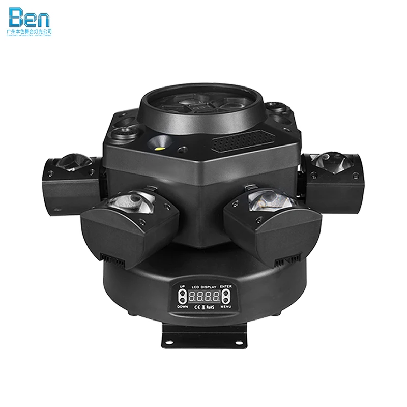Led شعاع 150 واط تتحرك رئيس أضواء الليزر 6 الذراع عيون النحل الليزر RGB DMX ستروب تتحرك ضوء لحفل الزفاف الجمهور الإضاءة
