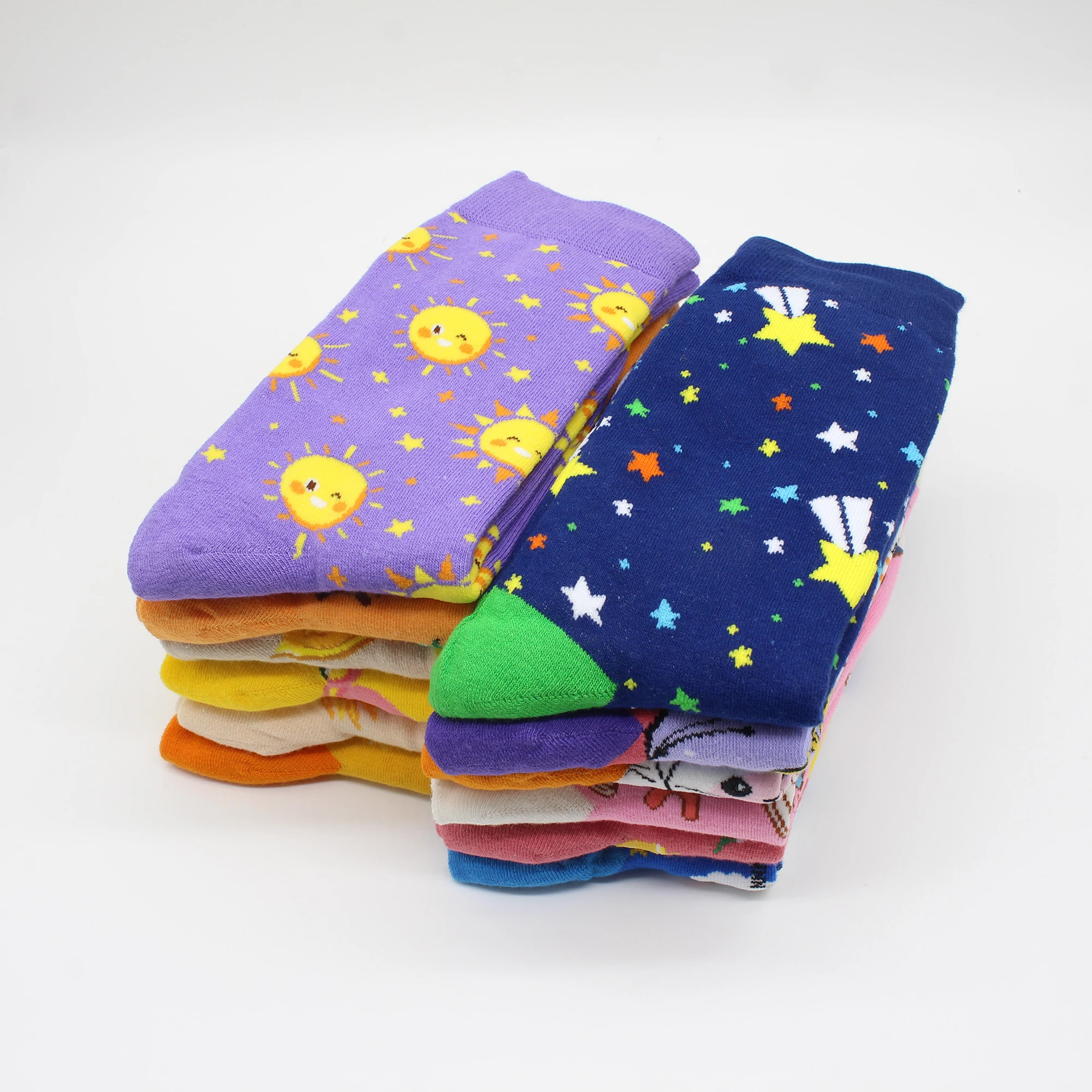 6 Pairs New Fashion Happy Women Cute Casual Socks harajuku Lovely Donut cake ice cream cotton funny Socks