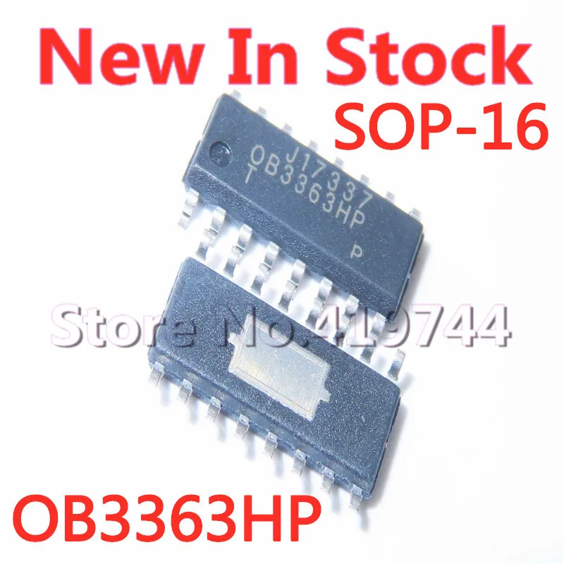 5PCS/LOT OB3363HP OB3363 SOP-16 LCD power management chip In Stock NEW original IC