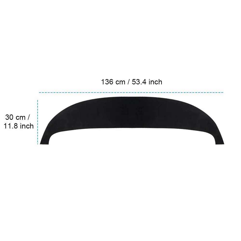 TESY Für Tesla Model YL Y Juniper Launch Standard Armaturenbrett-Abdeckung Wildleder Sonnenschutz Anti-UV Armaturenbrettmatte Rutschfeste Pads – Detail 7