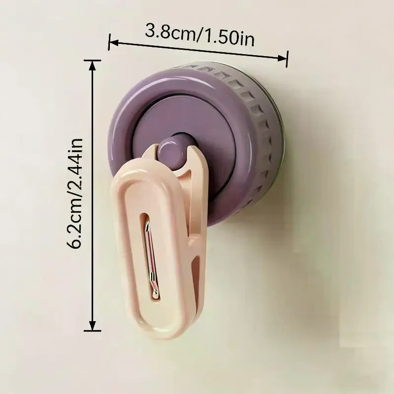 Waterproof Rotating Suction Cup Storage Clip No Drill Seamless Hook Glove Hanger Strong Load Bearing Holder Organizer Bath view 4