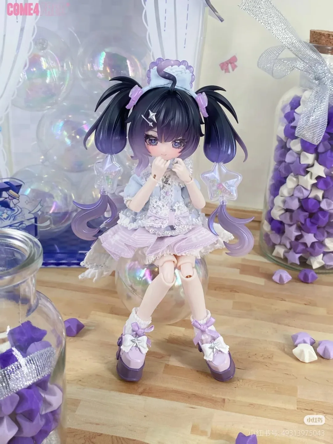COME4FREE Minty 5th Childhood Memories Series 1/12 BJD Action Figure Movable Joint Paqi BJD Anime Doll Collectible Decor Gift