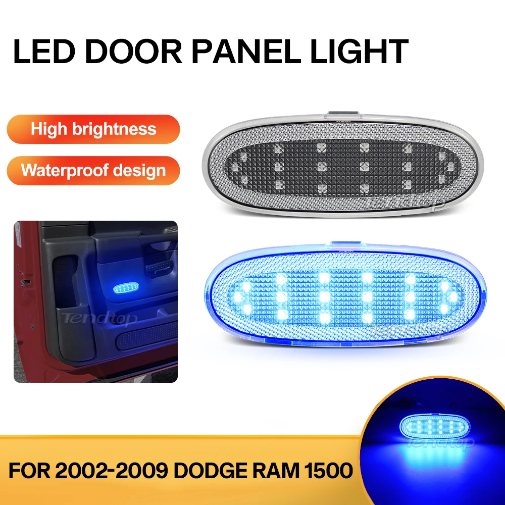 For Dodge Ram 1500 2500 3500 4500 5500 Durango Chrysler Aspen White LED Interior Courtesy Lamp Door Panel Reflector Light