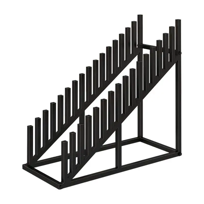 Tegelpresentatie rek, sterk draagvermogen, vrijstaande driehoekige constructie, hoge sterkte, grote capaciteit, staande keramische tegelstandaard - afbeelding 2
