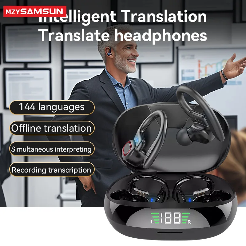 

Wireless Noise Cancelling Earbuds S730 Earhook Bluetooth Earphones TWS Headphones Waterproof Headset With Translation Function