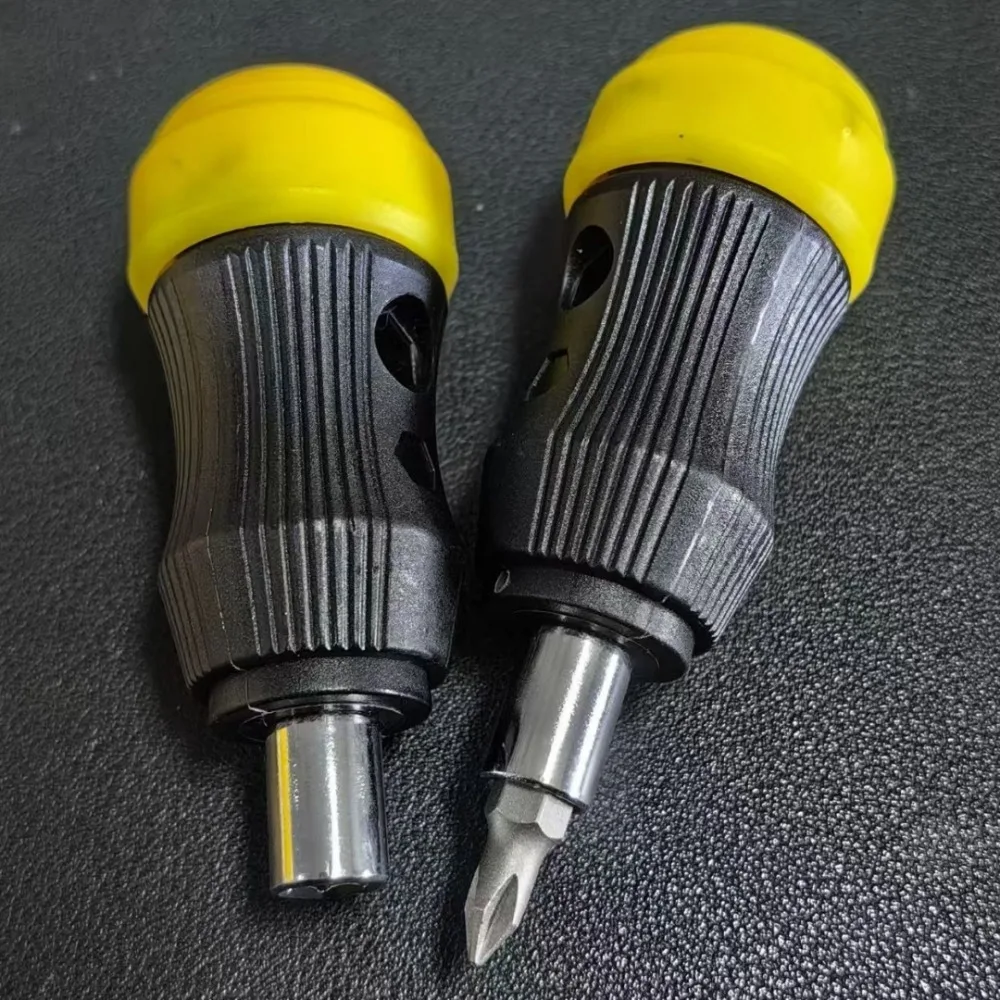 Mini-Schraubendreher-Set mit Phillips-/Quadrat-/HEX-/Torx-Bits mit hoher Härte, 25 mm lang, multifunktional, 1/4-Zoll-Sechskant-Schraubendreher, Handwerkzeuge – Detail 3