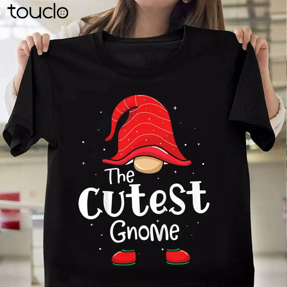 Cutest Gnome Funny Christmas Matching Family Pajama T-Shirt unisex