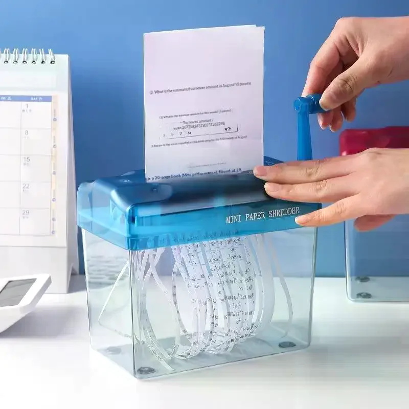 휴대용 미니 수동 제지기, 핸드 크랭크 방식, 가정 및 - Home Office Paper Shredder 리뷰 및 가격