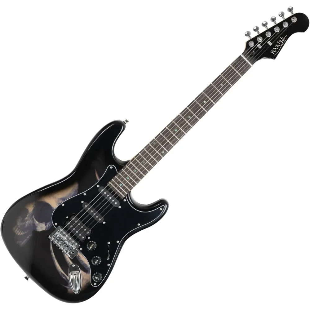 Guitarra Rocktile eléctrica ST60-SK Pro Calavera