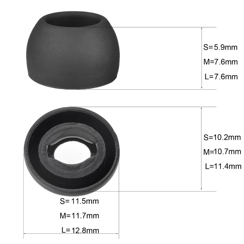 Silicone Sleeve Earbuds Ear Buds Tips Compatible with Galaxy Buds Pro Earphone Repairing Parts Spare Parts