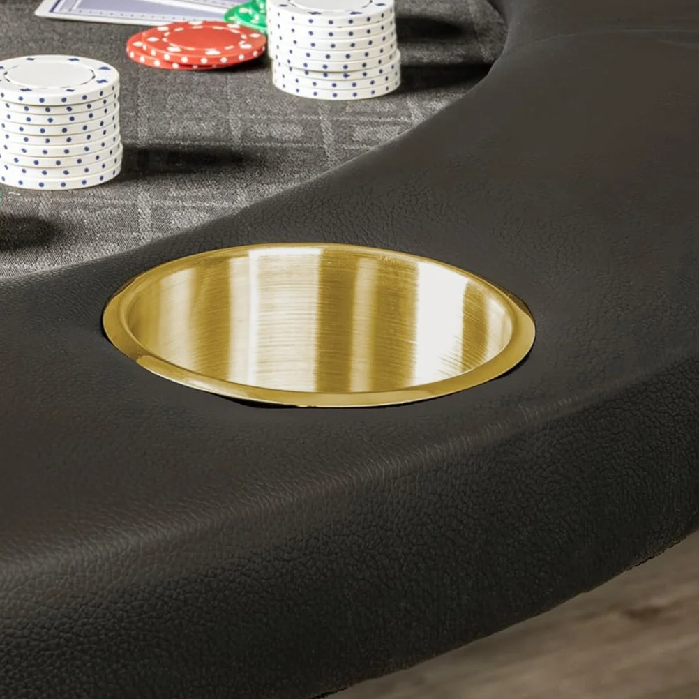 

2Pcs Car Cup Holder Insert Brass Drop-in Beverage Holder for Sofa Armrest Rv Boat Truck Table Couch Recliner Boat Cup Holders