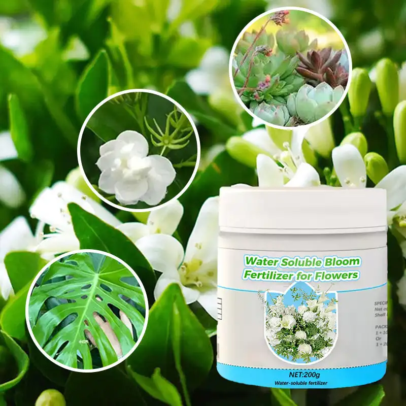 

200g Water Soluble Bloom Fertilizer for Flowers Plant Nutrient Powder Rapid Rooting Powder Water Soluble Strong Rooting Grow