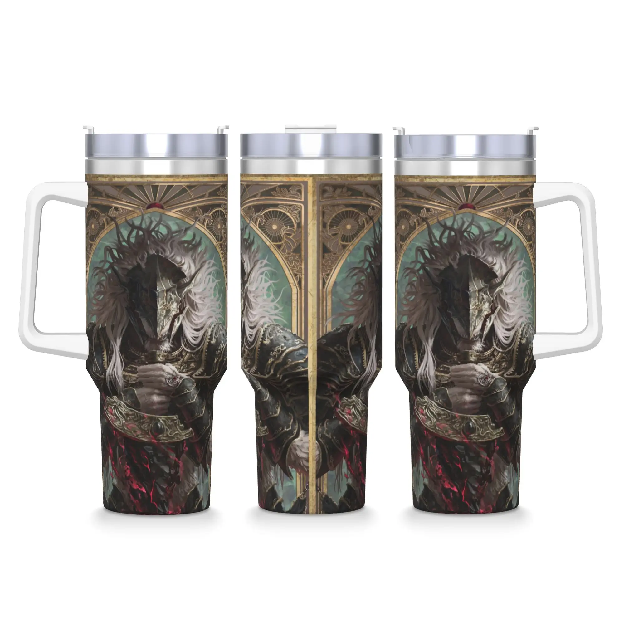 Elden Ring Stainless Steel Tumbler  Camping Car Mugs 40oz Thermal Cups Insulated Cold and Hot Milk Tea Water Bottle