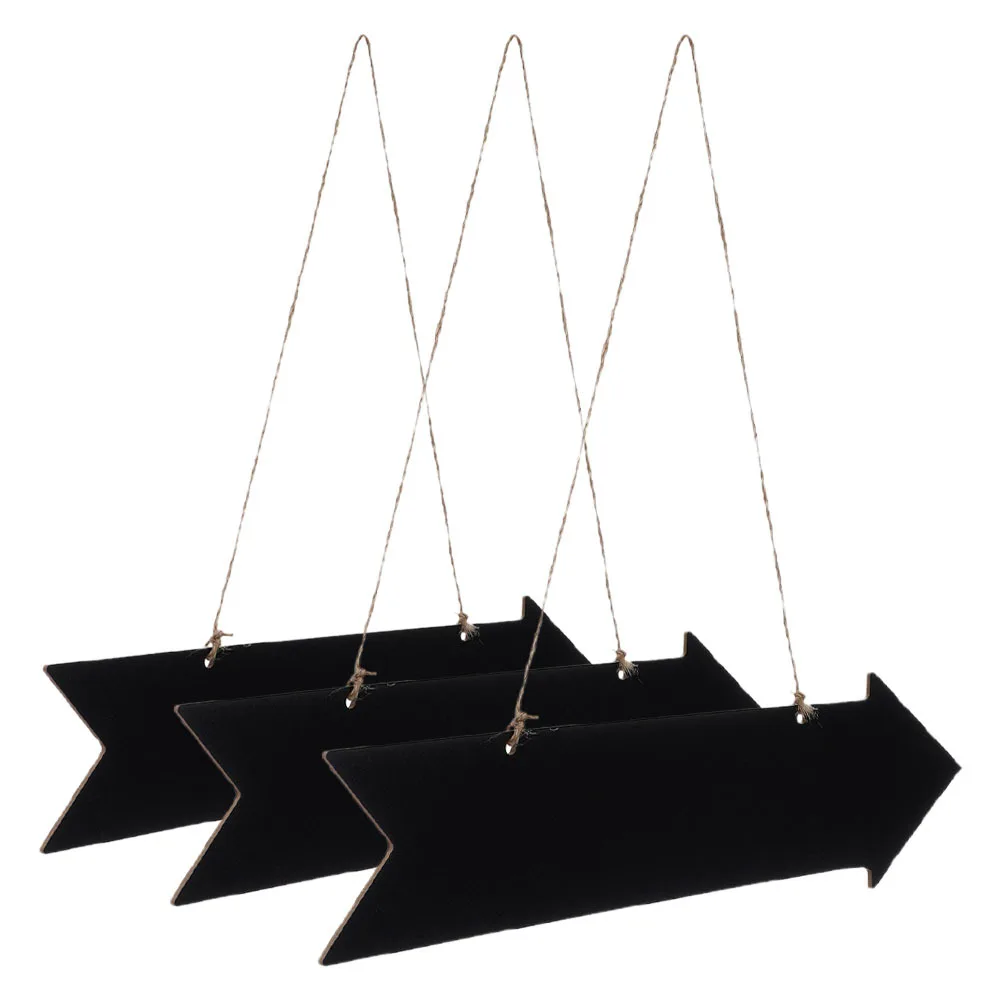 3 قطعة علامات السبورة الخشبية المعلقة السهم الصغيرة السبورة ل جدار الباب ديكور الاتجاه رسالة مجلس حفل زفاف المنزل