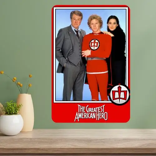 Greatest American Hero Metal TV Show Poster Sign