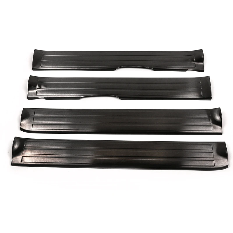Sansour auto door sill protector strip for Toyota Tundra accessories 2007-2021 door sills scuff plate guards thresholds