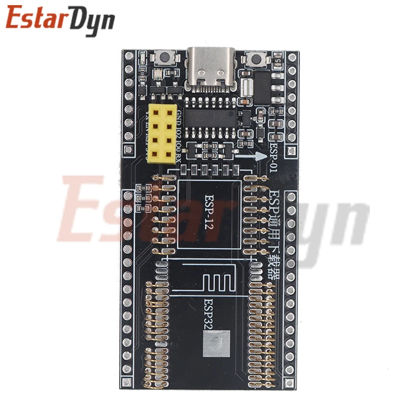 ESP8266 ESP32-WROVER Development Board Test Programmer Socket Downloader for ESP-01 ESP01S ESP12 ESP32