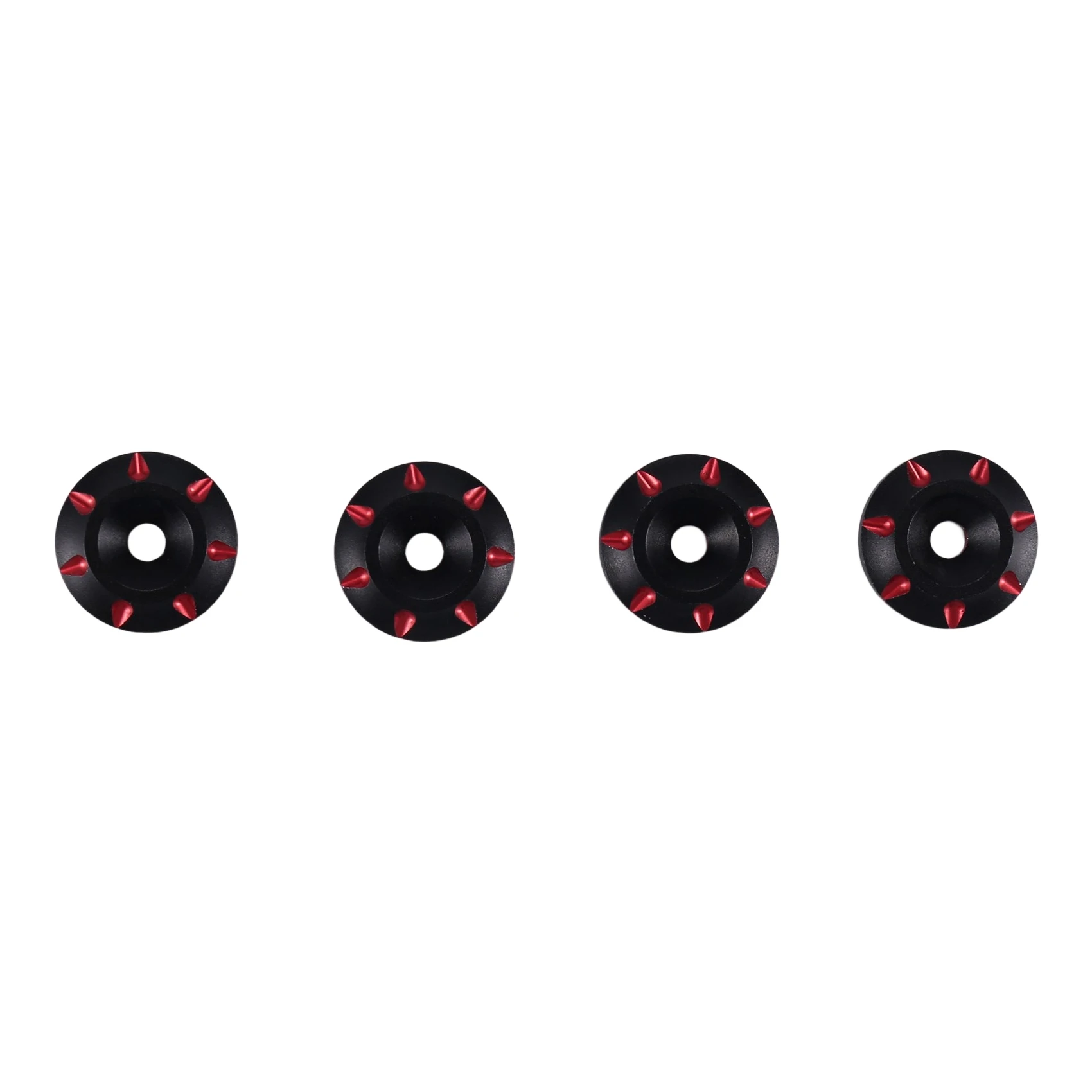 4Pcs Metal Tail Wing M3 Countersunk Screws Washers for 1/8 1/10 Scale Off Road Buggy Monster Truck RC Dift Cars,1