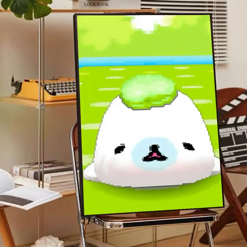 CUTE M-Mamegoma Seal Meme Classic Poster Wall art print art suitable for living room bedroom bar parlor home decoration gift