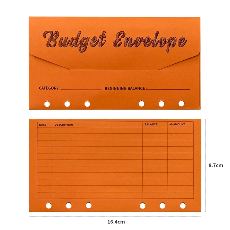 1Set Budget Binder Envelopes Wallet Envelope With Expense Tracker Budget Sheets, For Budget Planner