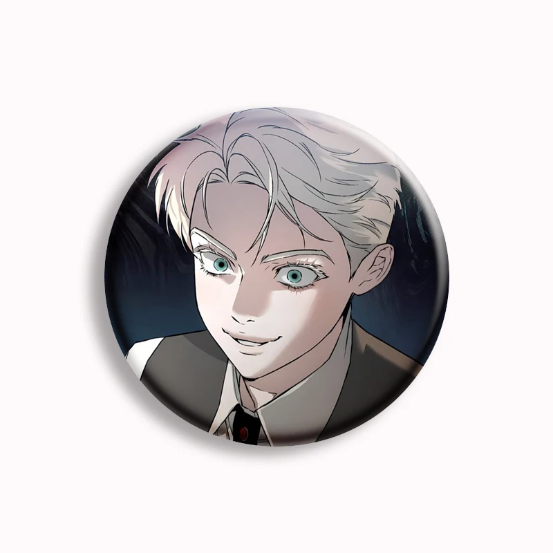 Korean Manga Codename Anastasia Soft Button Pin BL Manhwa Character Zhenya and Taekjoo Brooch Badge Bag Accessories Fans Collect