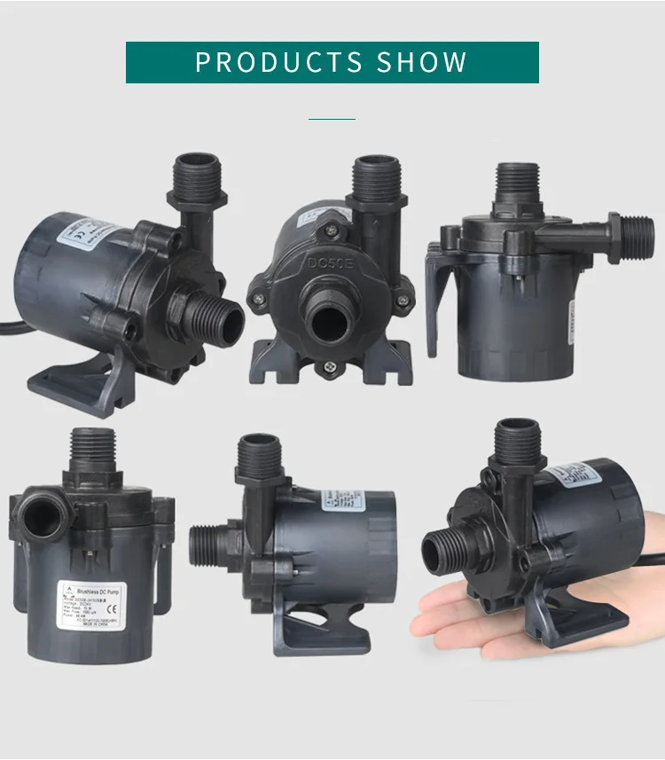 1560L/H 15M Head DC 24V Brushless Water Pump for  Chiller Cooling Solar Circulation System