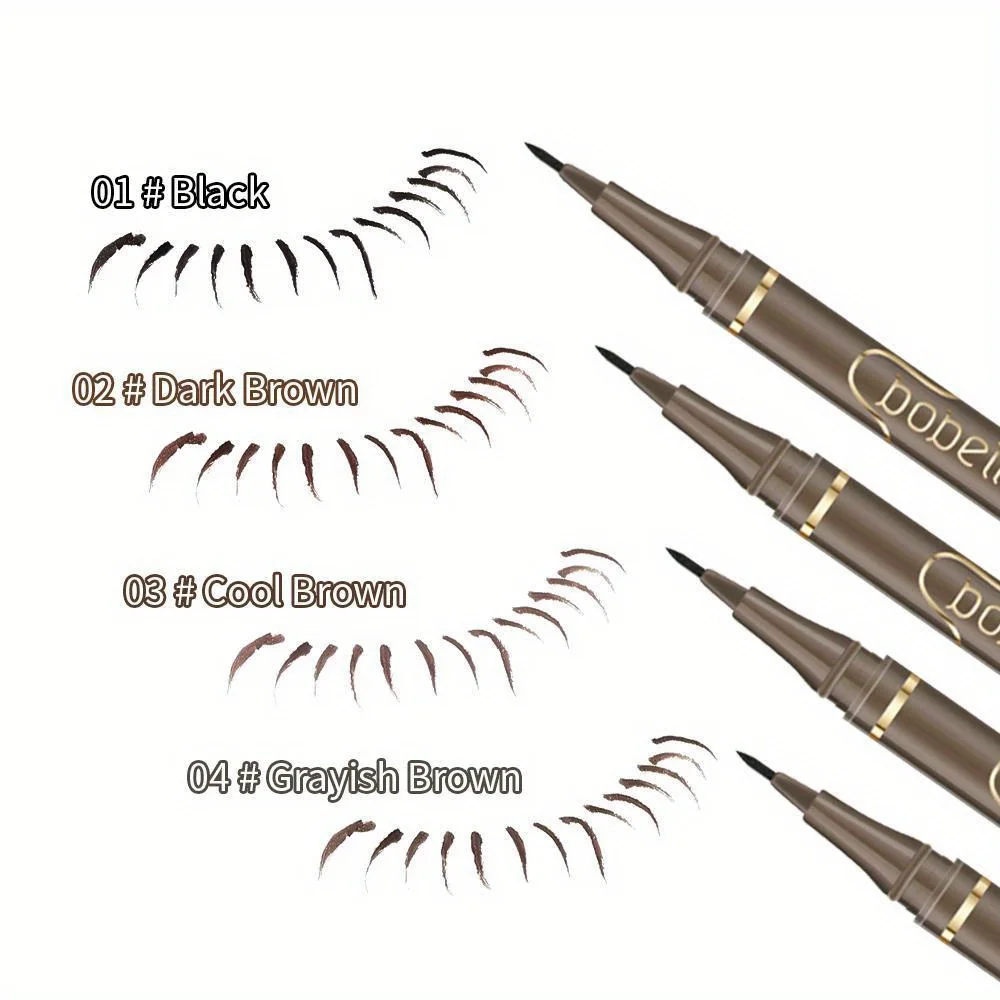 Ultra-fine Liquid Eyeliner Pen Long-term Waterproof Smudge-proof Easy Apply Eyeliner Non-stick Eyelashes Durable Fast Drying