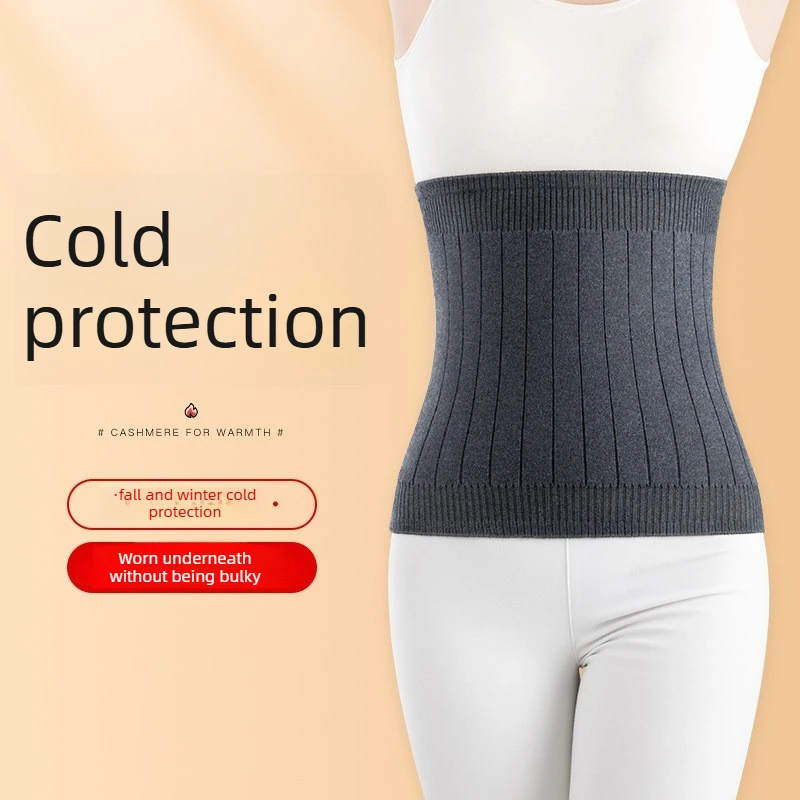 Warmer Wool Waist Support Cashmere Waist Belts for Fitness Comfortable Lumbar Brace Stomach Cold Stomach Protection Sport Safety