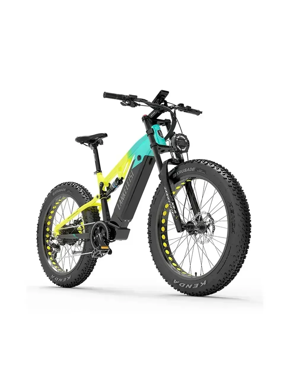 AliExpress LANKELEISI RV800 PLUS Adult E-Bicycle 750W 48V20AH City Ebicycle 26 inch Wide Tire Non Foldable LCD Instrument Electric Bicycle