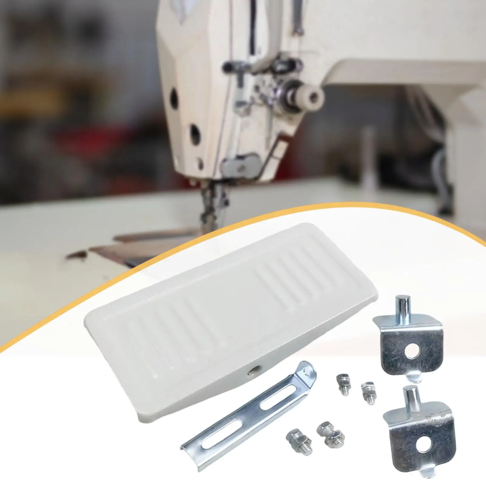Heavy Duty Sewing Machine Foot Pedal Metal Repair Part for Industrial Sewing Machines for 700 Flanging Models