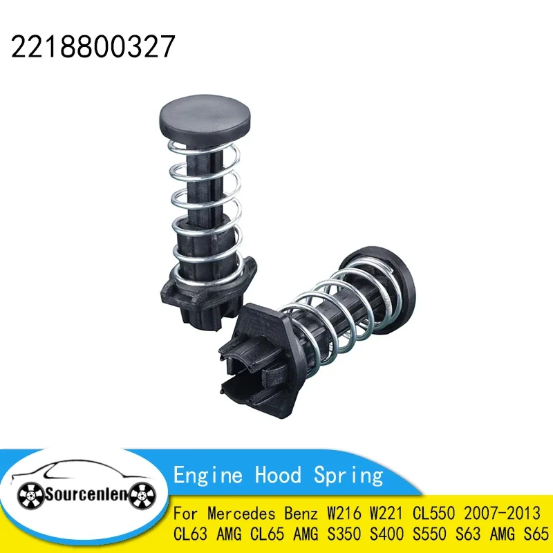 Engine Hood Spring 2218800327 For Mercedes Benz W216 W221 CL550 2007-2013 CL63 AMG CL65 AMG S350 S400 S550 S63 S65