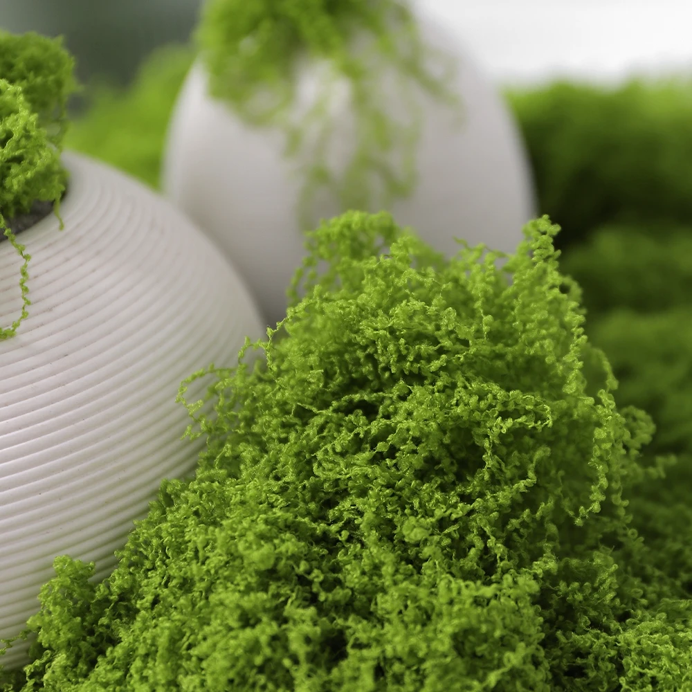 30/50/100 جرام نباتات خضراء اصطناعية عشب الطحلب غرفة المعيشة المنزلي حديقة الديكور المشهد الصغير ورد صناعي Crafts بها بنفسك الحرف