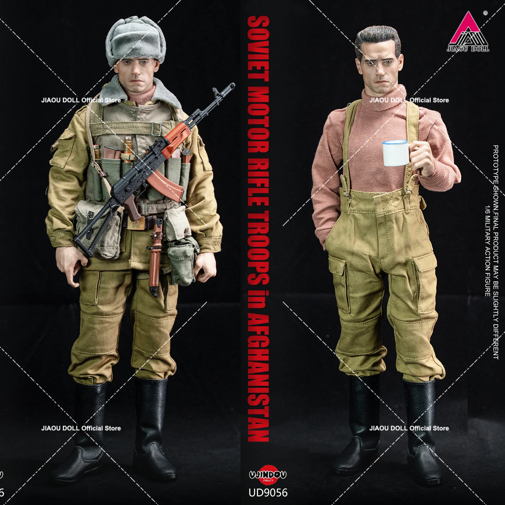 2025 Q4 UJINDOU UD9056 1/6 Ex statuetta di fanteria motorizzata sovietica in set completo afghano 12 '' modello di action figure di soldato maschio