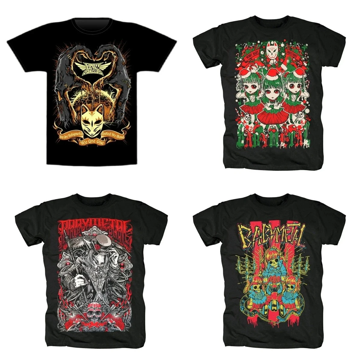 

BABYMETAL унисекс Harajuku узор принт из чистого хлопка футболка с круглым вырезом повседневный летний модный топ для мужчин и женщин