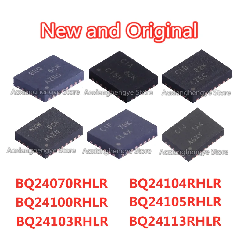 5PCS BQ24070RHLR BQ24100RHLR BQ24103RHLR BQ24104RHLR BQ24105RHLR BQ24113RHLR BRQ CIA CID NXW CIF CIJ QFN Battery management chip