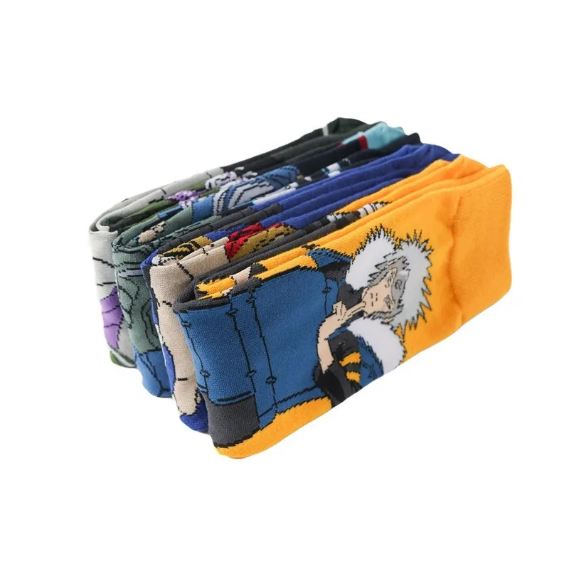 Наруто мужские носки с героями мультфильмов аниме персонаж Джирайя Гаара Учиха Итачи Акацуки носки для косплея